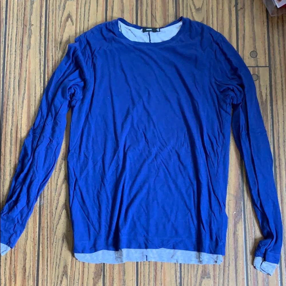 Vince long sleeve shirt size S